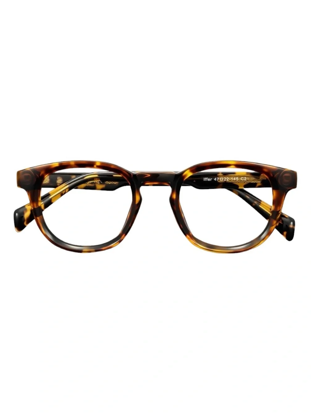 QUAY Australia Tortoise Retro Vintage Keyhole Bridge Eyeglasses Frames Like New